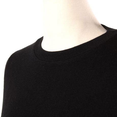 エクストリームカシミヤ extreme cashmere x n°451 lisa 長袖トップス コットンカシミヤ ブラック 正規取扱
