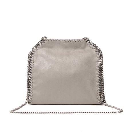 ステラマッカートニー stella mccartney ファラベラミニチェーンバッグ シャギーディア ライトグレー