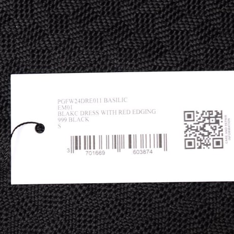 プルーンゴールドシュミット prune goldschmidt 長袖ロングニットドレス エクストラファインウール ブラック