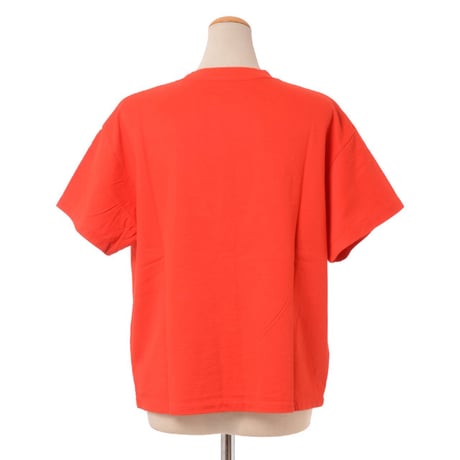 ルシアンペラフィネ Lucien Pellat Finet スカル半袖Tシャツ コットンジャージー レッド