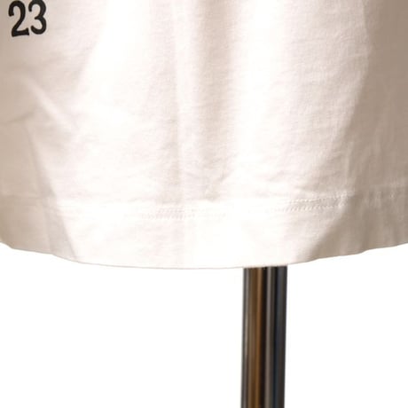 エムエムシックス メゾンマルジェラ MM6 MAISON MARGIELA ナンバリングロングTシャツ コットン ホワイト