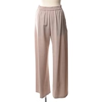 ロゼッタゲッティ ROSETTA GETTY ウエストゴムパンツ ウールストレッチ ベージュ