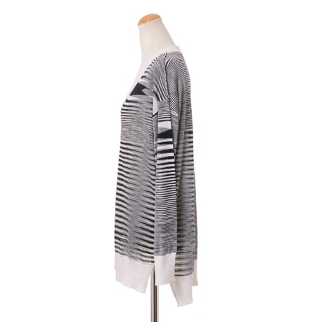 ミッソーニ Missoni Ｖネック長袖セーター シルク フィアンマート