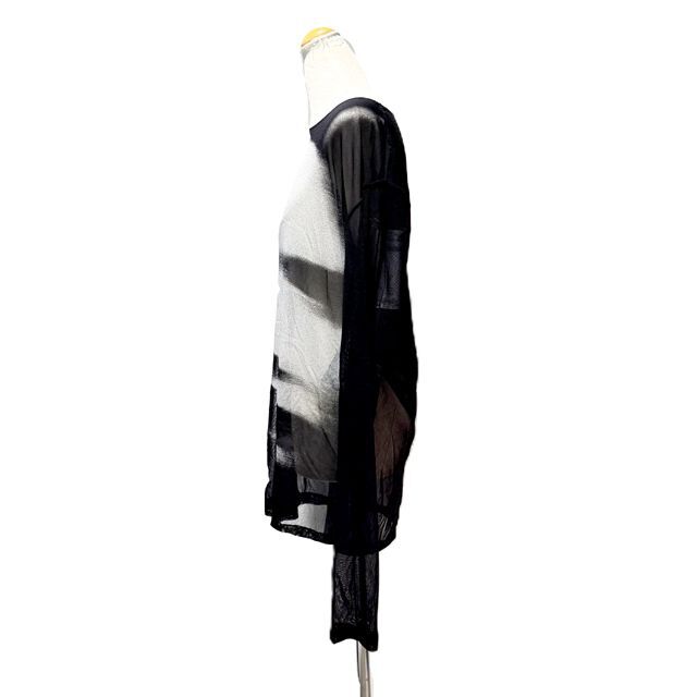 アンドゥムルメステール ann demeulemeester プリントシアートップス