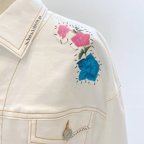 マルニ Marni ショート丈ジャケット コットンストレッチ ホワイト