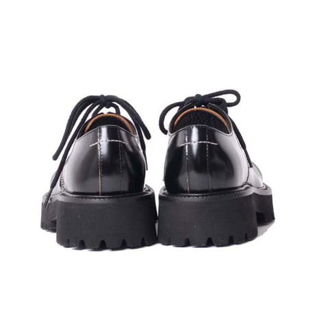 エムエムシックス メゾンマルジェラ MM6 MAISON MARGIELA レザーシューズ 牛革 ブラック