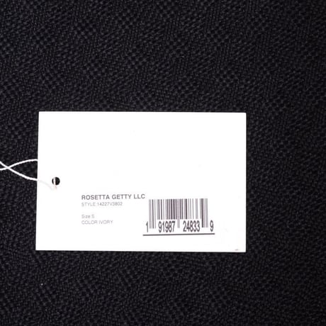 ロゼッタゲッティ ROSETTA GETTY ハイネックセーター カシミア アイボリー
