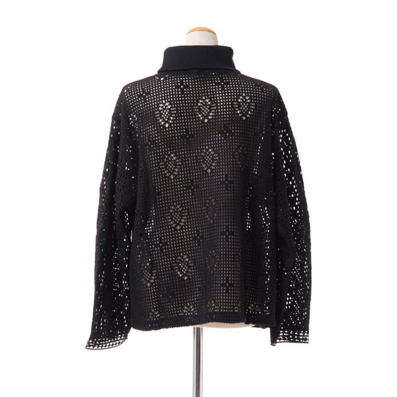 シーバイクロエ see by chloe 透かしレーストップス メッシュ ブラック シーバイクロエ see by chloe 透かしレーストップス メッシュ ブラック