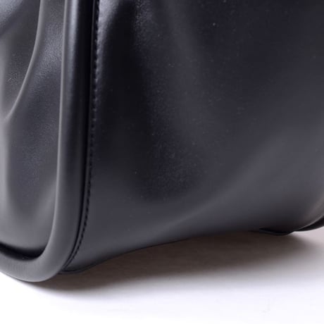 プロエンザスクーラー Proenza Schouler 巾着型ショルダーバッグ スムースレザー ブラック