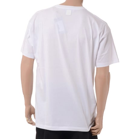 ラフシモンズ RAF SIMONS Oversized T-shirt with hand sign print コットン ホワイト