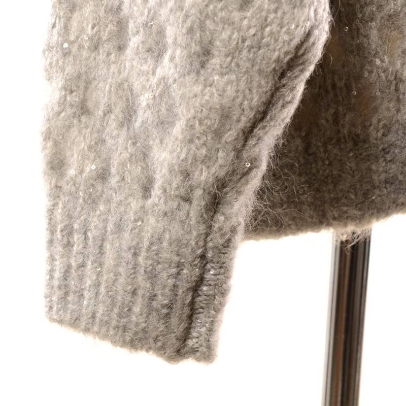 ブルネロクチネリ Brunello Cucinelli フード付きカーディガン モヘア