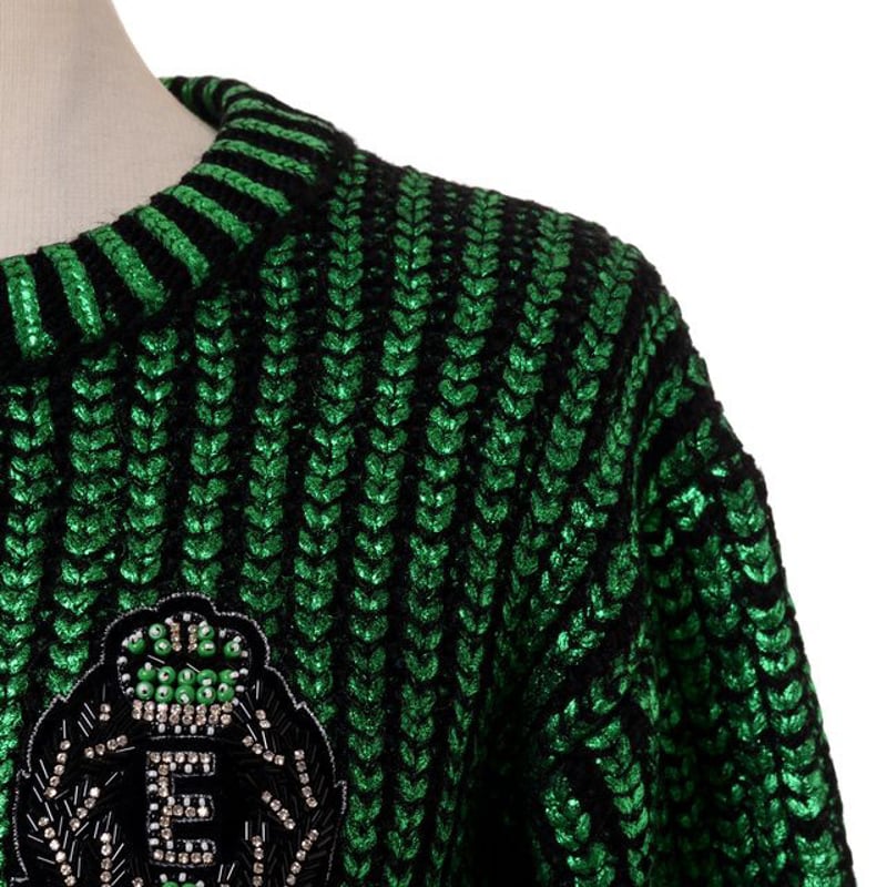 エルマノシェルビーノ ermanno scervino ダブルジッパーニットブルゾン