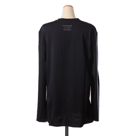 エムエムシックス メゾンマルジェラ MM6 MAISON MARGIELA スニーカープリントロンT ナイロン ブラック