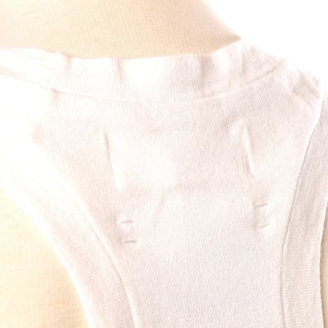 エクストリームカシミヤ extreme cashmere x タンクトップ コットンカシミア ホワイト 正規取扱