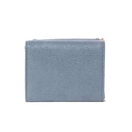 ステラマッカートニー stella mccartney 三つ折り財布 Falabella チェーンウォレット ヴィーガン ブルー