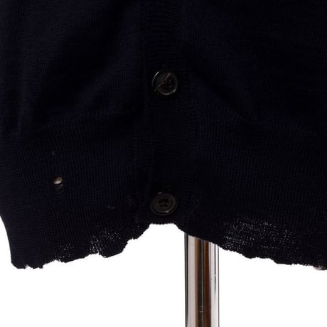 メゾン マルジェラ Maison Margiela Vネックカーディガン ウール ネイビー