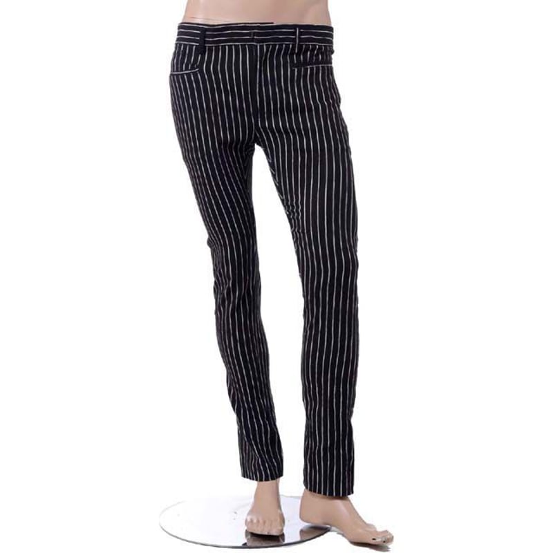 ハイダーアッカーマン Haider Ackermann 細身パンツ ストライプ