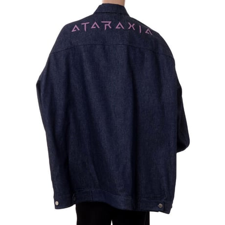 ラフシモンズ RAF SIMONS オーバーサイズドデニムジャケット コットン インディゴ