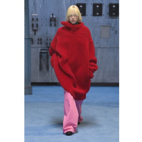 ラフシモンズ RAF SIMONS ワーカーパンツシルエット コットン ライトピンク