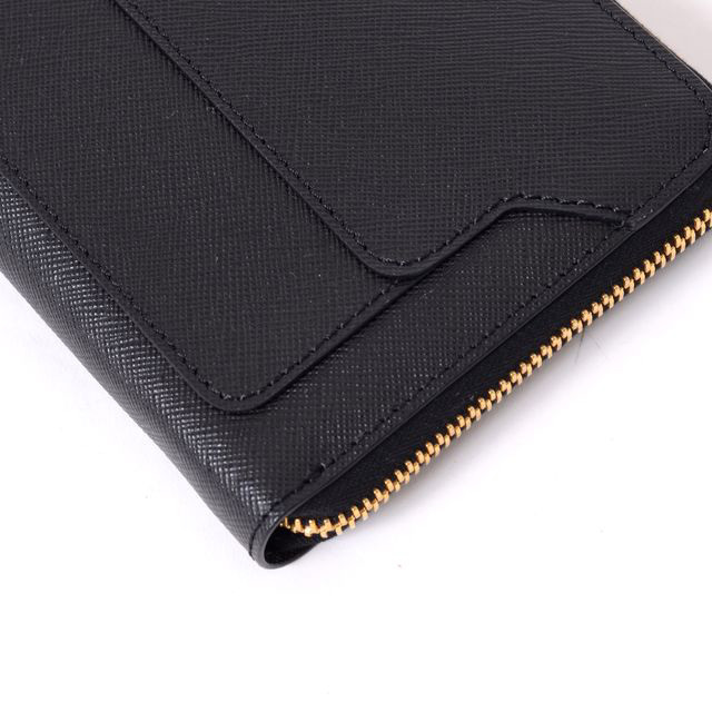 未使用級　MARNI マルニ　長財布　レザー　サフィアーノ　ジップ　黒 マルニ Marni ラウンドジップ長財布 サフィアーノレザー ブラック
