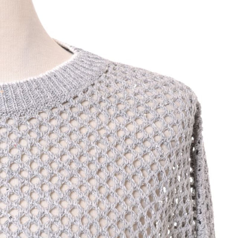 ブルネロクチネリ Brunello Cucinelli メッシュセーター リネン