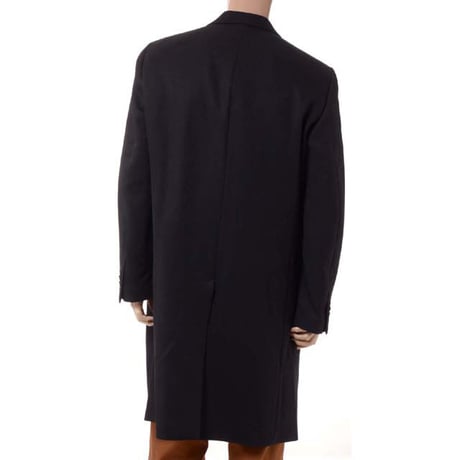 ラフシモンズ RAF SIMONS Classic doublebrested coat with uniform pockets リサイクルポリエステル ブラック