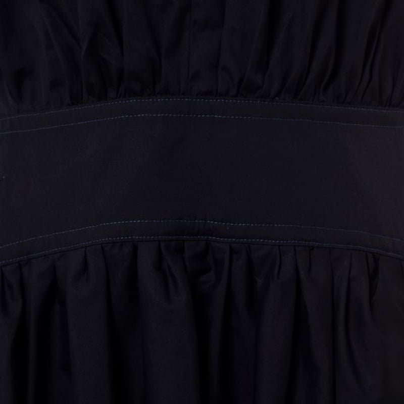 マルニ Marni 七分袖ワンピース コットン ブラック | YOKOAUNTY