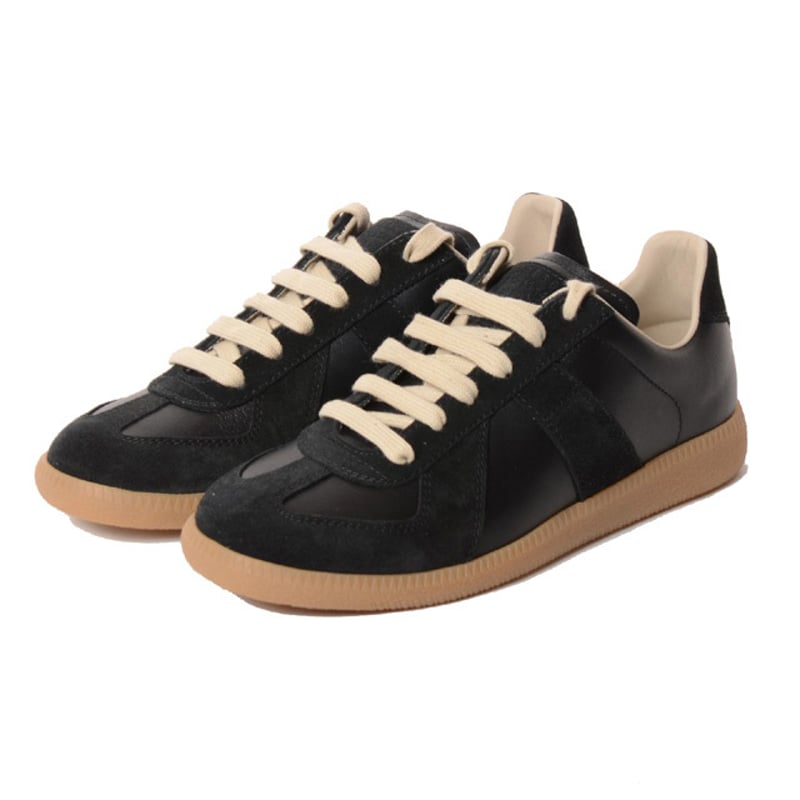 メゾン マルジェラ Maison Margiela レプリカスニーカー 牛革 ブラック