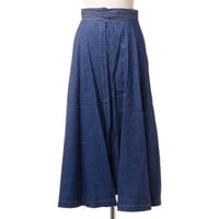 ロゼッタゲッティ ROSETTA GETTY エプロンスカート オーガニックコットン インディゴ