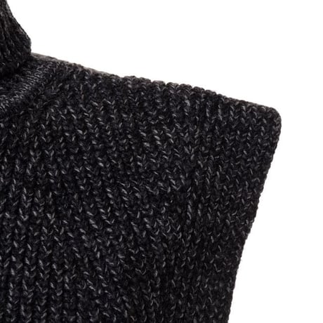 イザベルマラン ISABEL MARANT ハイネックニットベスト ウール グレーミックス