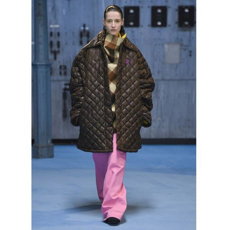 ラフシモンズ RAF SIMONS ワーカーパンツシルエット コットン ライトピンク