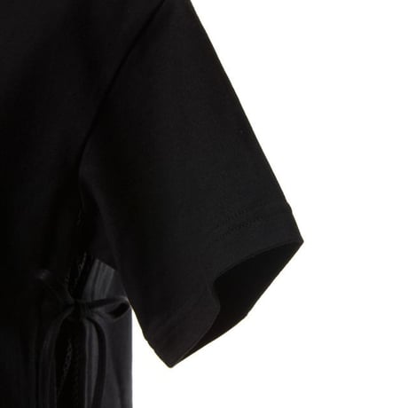 レキサミ rekisami サイドメッシュTシャツ コットンなど ブラック