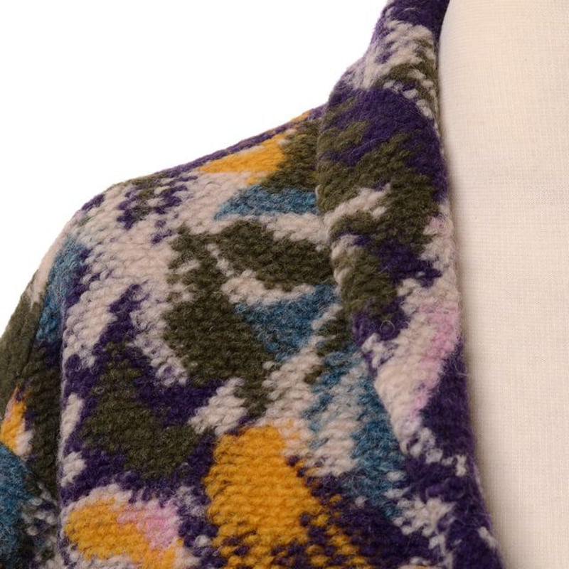 イザベルマラン ISABEL MARANT ニットコート ジャガード織り ミックス  