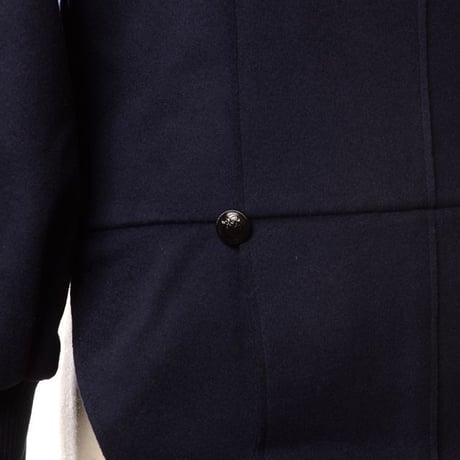 プルーンゴールドシュミット prune goldschmidt スタンドカラージャケット ウール ネイビー