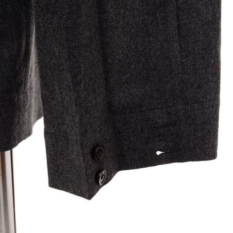 プルーンゴールドシュミット prune goldschmidt クロップドタックパンツ ウールカシミア ソフトグレー