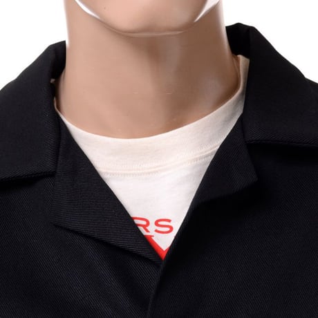RAF SIMONS ラフシモンズ デニムラボコート コットン ブラック