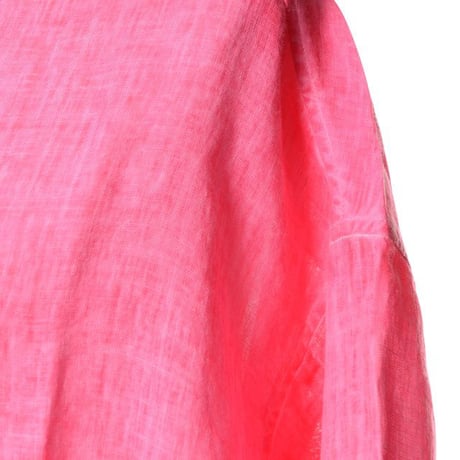 インポートブランド import brand プルマナック PLOUMANAC'H ロングブラウス リネン ショッキングピンク