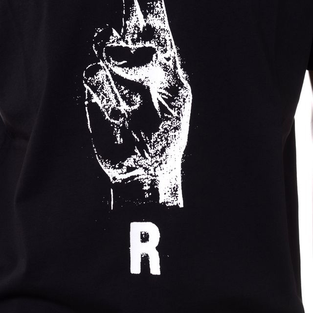 ラフシモンズ RAF SIMONS Oversized T-shirt with hand s ラフシモンズ RAF SIMONS Oversized T-shirt with hand s