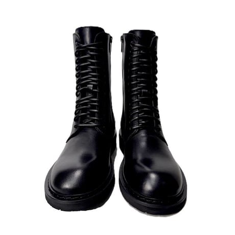アンドゥムルメステール ann demeulemeester レースアップ編み上げブーツ レディース レザー ブラック 正規取扱