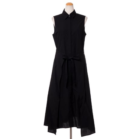ロゼッタゲッティ ROSETTA GETTY シャツドレス コットン ブラック