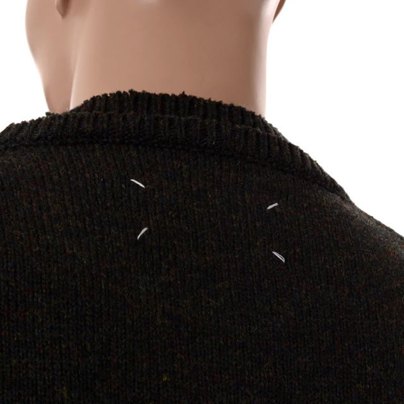 メゾン マルジェラ Maison Margiela エルボーパッチセーター ダーク  