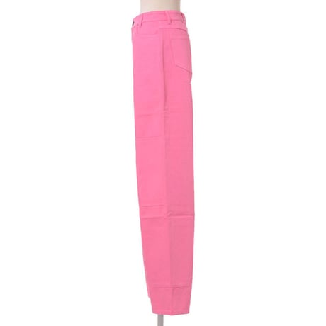 ラフシモンズ RAF SIMONS ワーカーパンツシルエット コットン ライトピンク