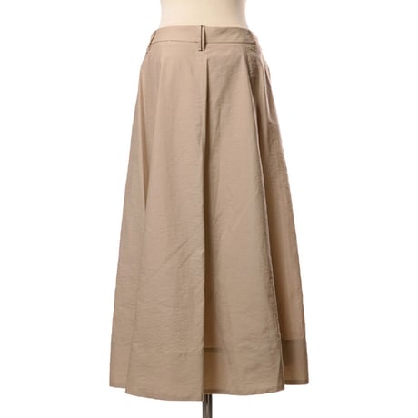ブルネロクチネリ Brunello Cucinelli サルトルフレアースカート コットン グレージュ