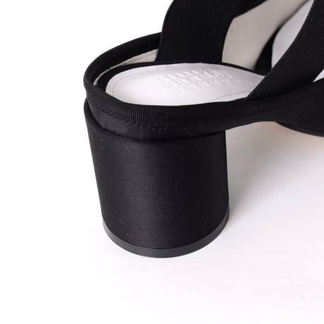 エムエムシックス メゾンマルジェラ MM6 MAISON MARGIELA バレエデコルテミュール ポリエステルなど ブラック