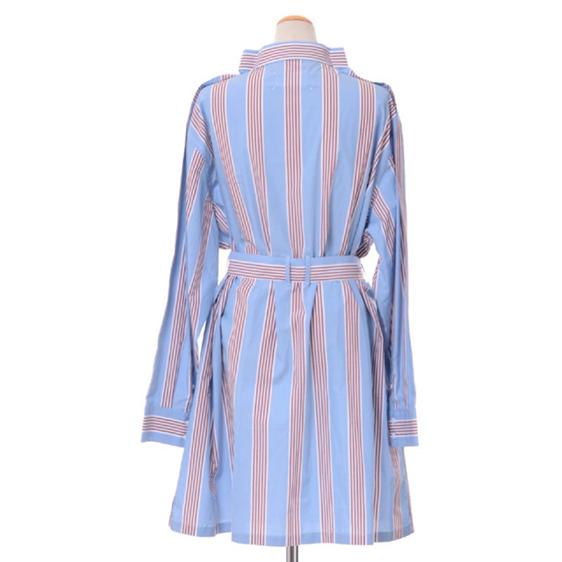 メゾンマルジェラ チュニックワンピース ウエストベルト付き 変形シルエット メゾン マルジェラ Maison Margiela ベルト付シャツワンピース