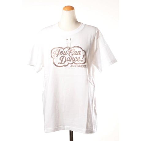 チカ キサダ chika kisada YouCanDanceTシャツ コットン ホワイト