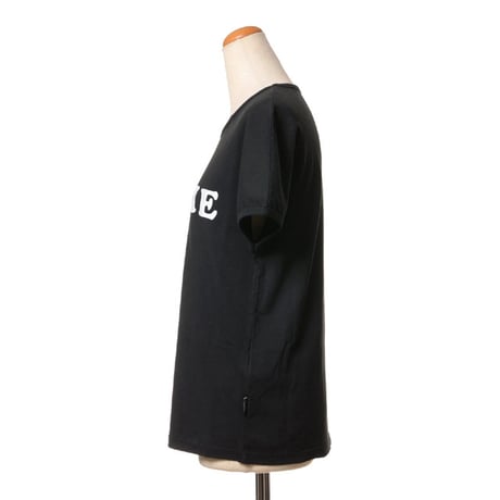 エムエムシックス メゾンマルジェラ MM6 MAISON MARGIELA ヴィンテージジャージーロゴTシャツ コットン ブラック