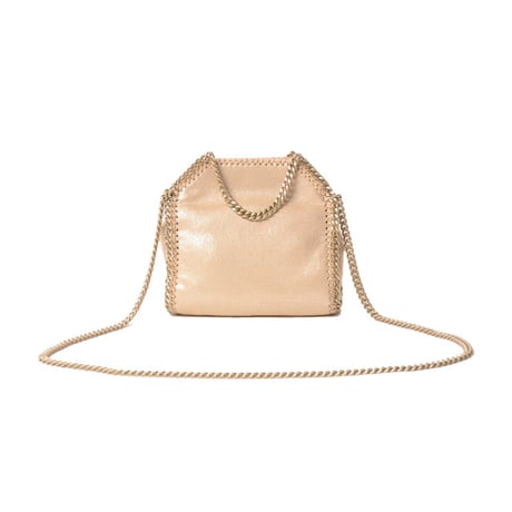 ステラマッカートニー stella mccartney ファラベラタイニートートバッグ シャギーディア ゴールド 正規取扱