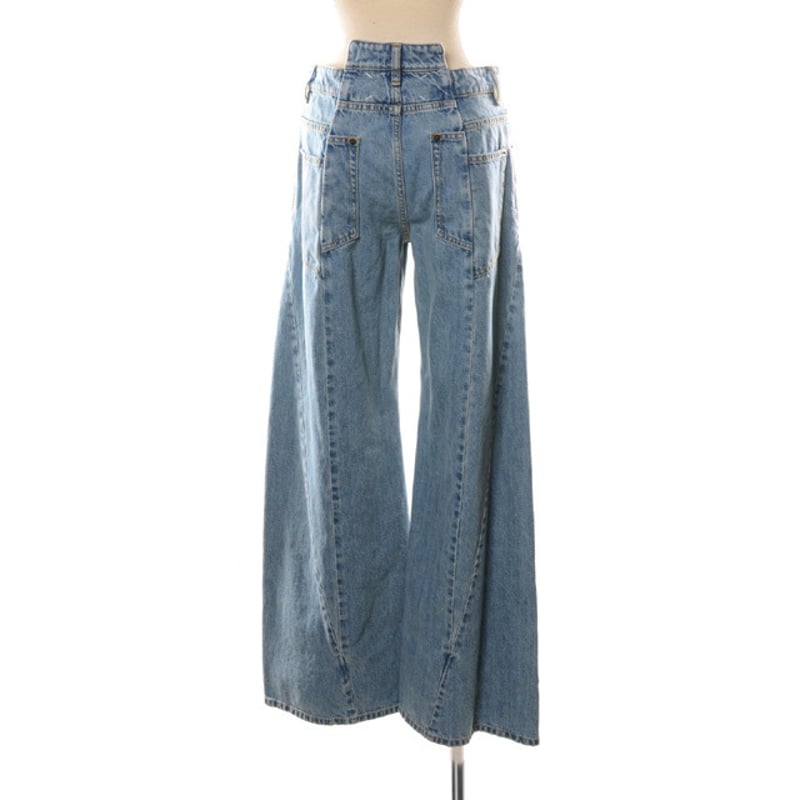 メゾン マルジェラ Maison Margiela カットアウトジーンズ コットン