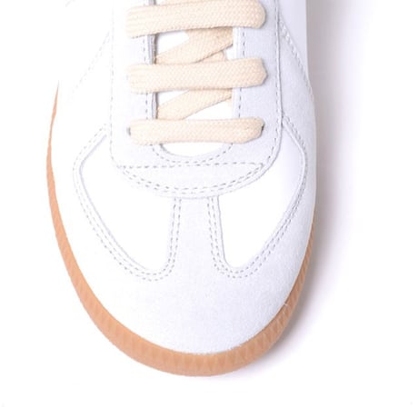 メゾン マルジェラ Maison Margiela Replica レプリカカットアウト スニーカー 牛革 ライトグレー